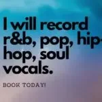 I will be your male singer, songwriter, vocalist